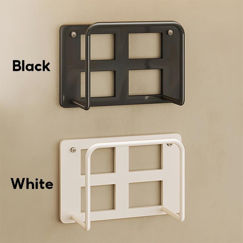 Punch Free Wall Router Bracket Self Adhesive Durable Shelf for WiFi Routers TV Set Top Boxes Living Room Decor