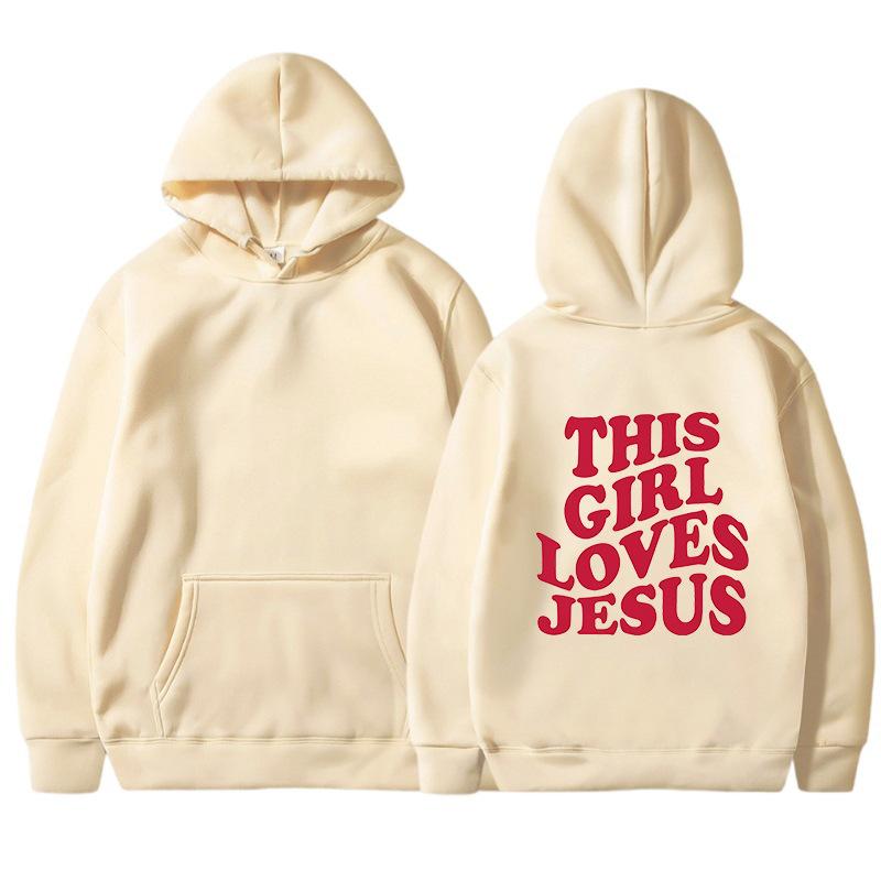 Personalized Printed Best-Selling Versatile Long Sleeve Loose Hoodie Spring Autumn Women'S Clothing