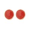 Festive Red Geometric Earrings: Versatile and Elegant for All Seasons