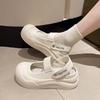 Cute Versatile Internet Celebrities Heightened Platform Bag Head Sandals Women's 2025 New Summer Wear Super Hot White Half Drag