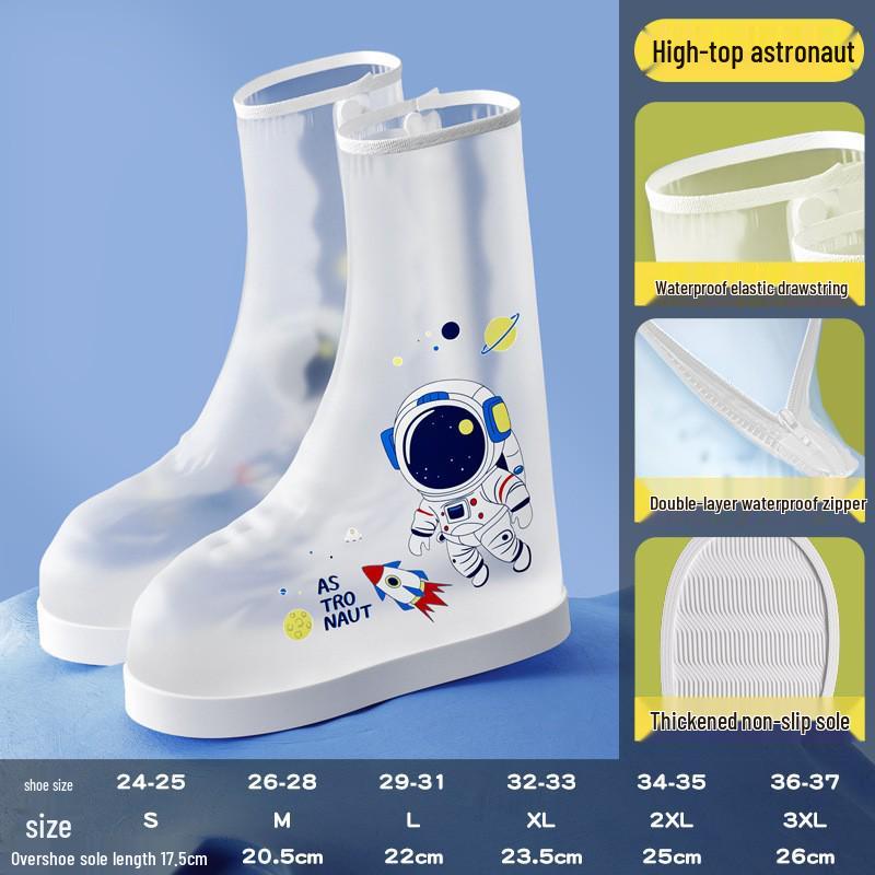 Wiederverwendbare Rutschfeste Regenstiefelüberzieher - Wasserdicht, Verdickt, Verschleißfest für Kinder, Frauen und Männer