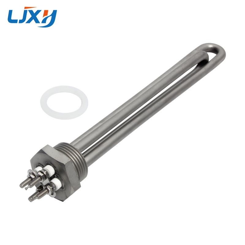 LJXH DN25 CC 12V/24V/48V 300W 600W Elemento Riscaldante Per Scaldabagno Solare Riscaldatori Tubolari da 1 pollice Tutto in Acciaio Inossidabile 304