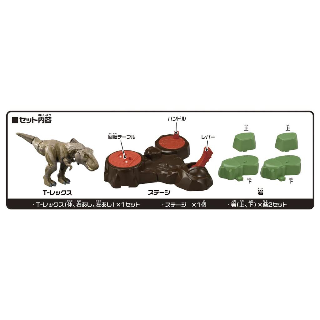 Takara Tomy Ania Jurassic World Kick The Strongest Animal Dinosaur Toy for Ages 3 and Up It! T-Rex