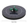 Solar Fountain with RGB Color Light, 4W 9V High Efficiency Glass Solar Panel, Floating Fountain Pump with 7 Sprayer