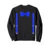 Suspenders and Bow Fun for Weddings and Special Sweatshirt Tie, Occasions,