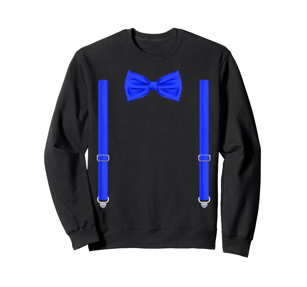 Suspenders and Bow Fun for Weddings and Special Sweatshirt Tie, Occasions,