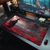 40*90cm Gaming Samurai Oni Mouse Pad Japan Mask Girl Deskmat Large Gamer Professional Premium Mousepad Speed Control Accessories