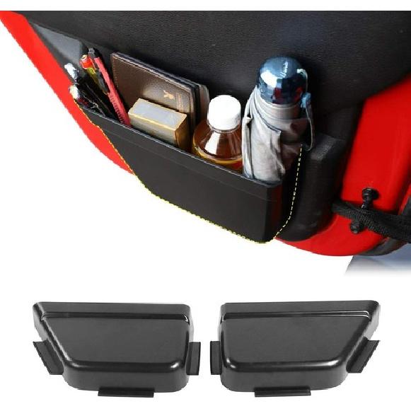 4x Front/Rear Door Net Pocket Storage Box Organizer For 2011-17 Jeep Wrangler JK