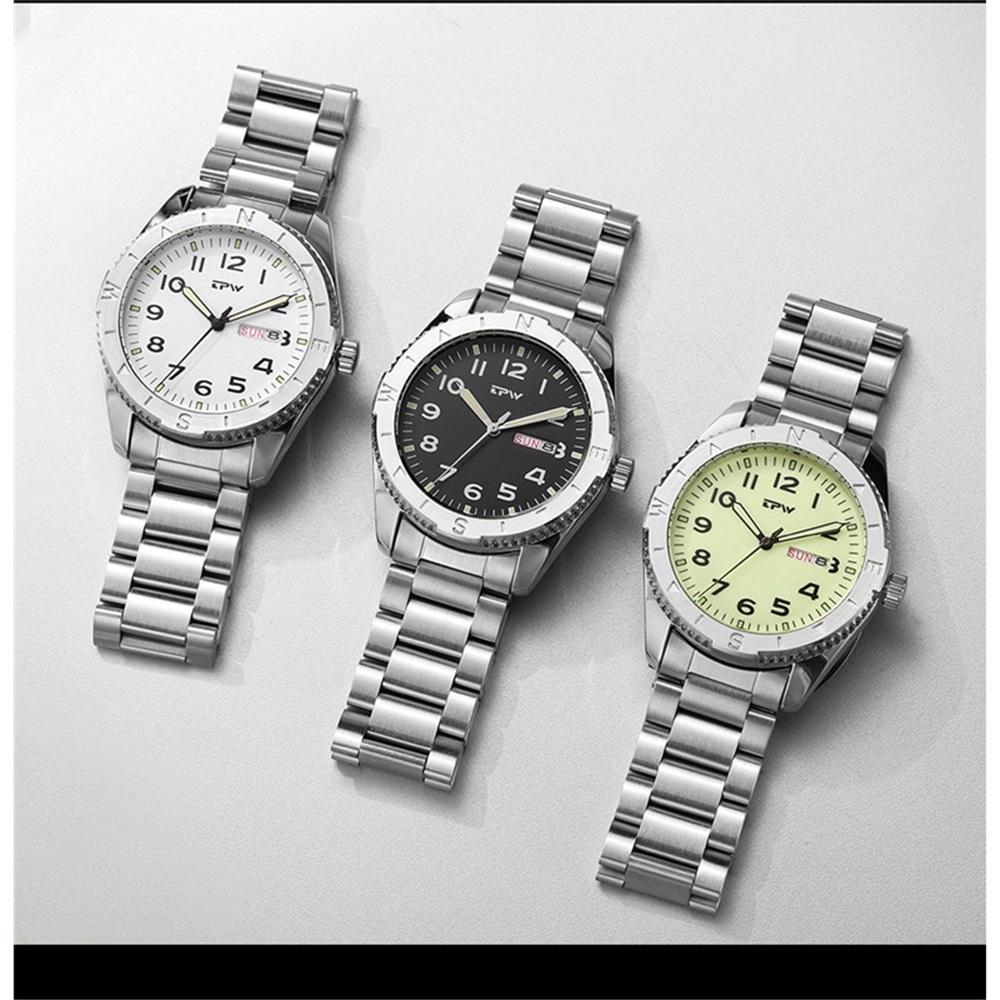 Reloj TPW para Hombre Marca Superior Fecha Reloj para Hombre Negocios Relojes Masculinos Impermeable Lujos Relojes de Pulsera para Hombre para Hombres