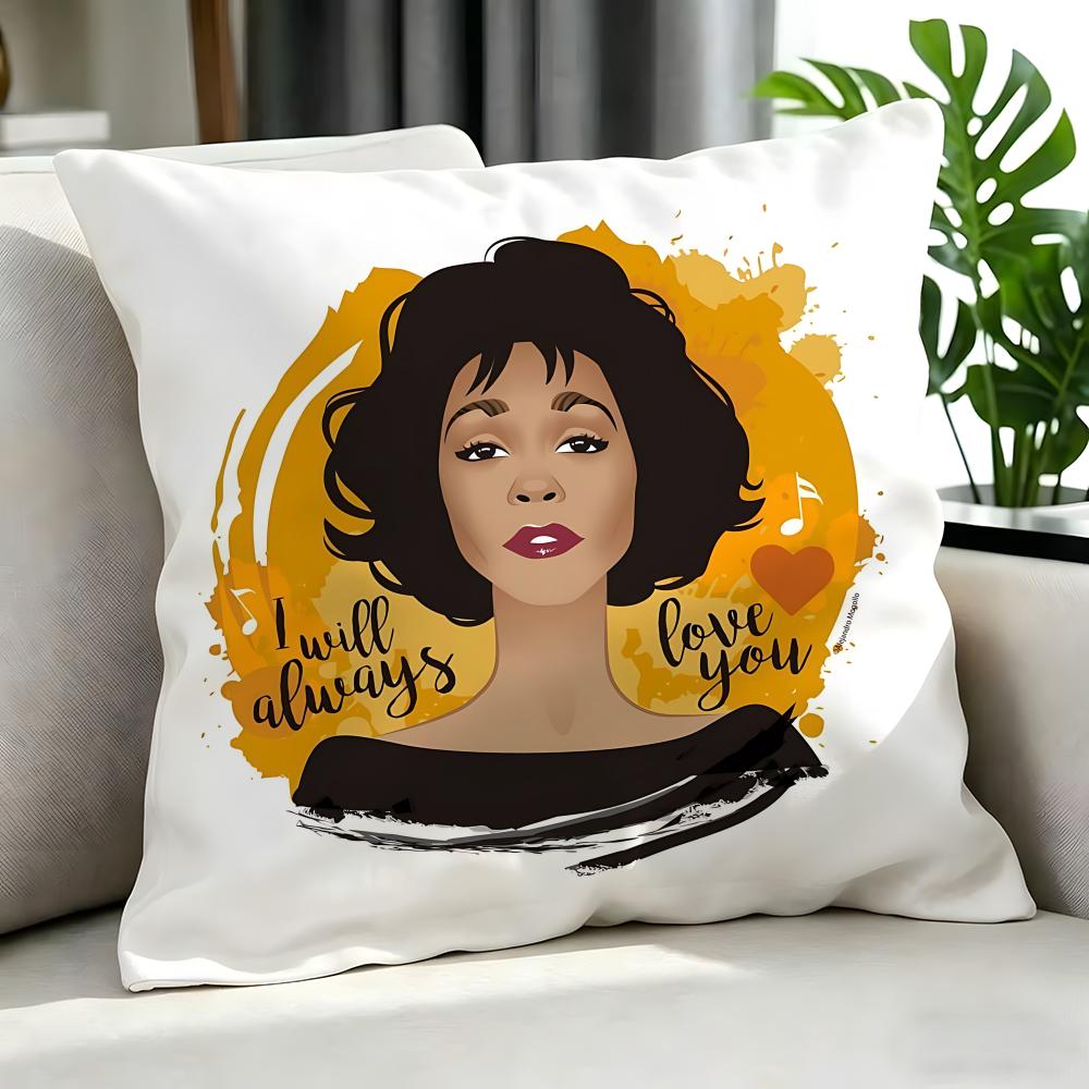 Singer Whitney Houston Cushion Cover Cushion Cover Set Pcs X X X Pillowcase Decorative Sofa Home Decor
