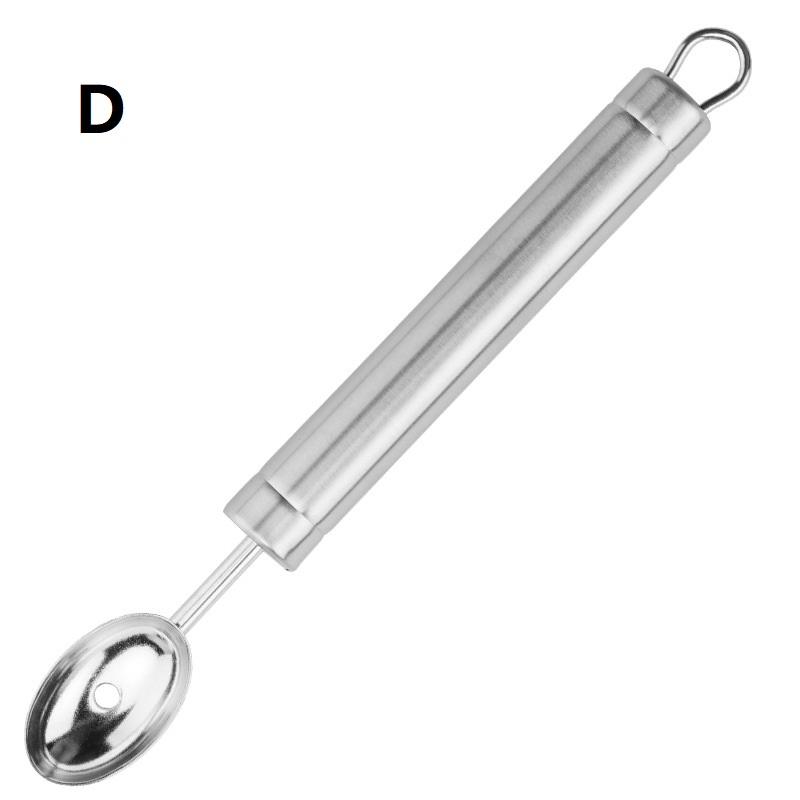 

1 шт. Ложка для карвинга фруктов из нержавеющей стали, волнистая, шарик для формирования, инструменты для карвинга и выкапывания, кухонные гаджеты, легко чистить D