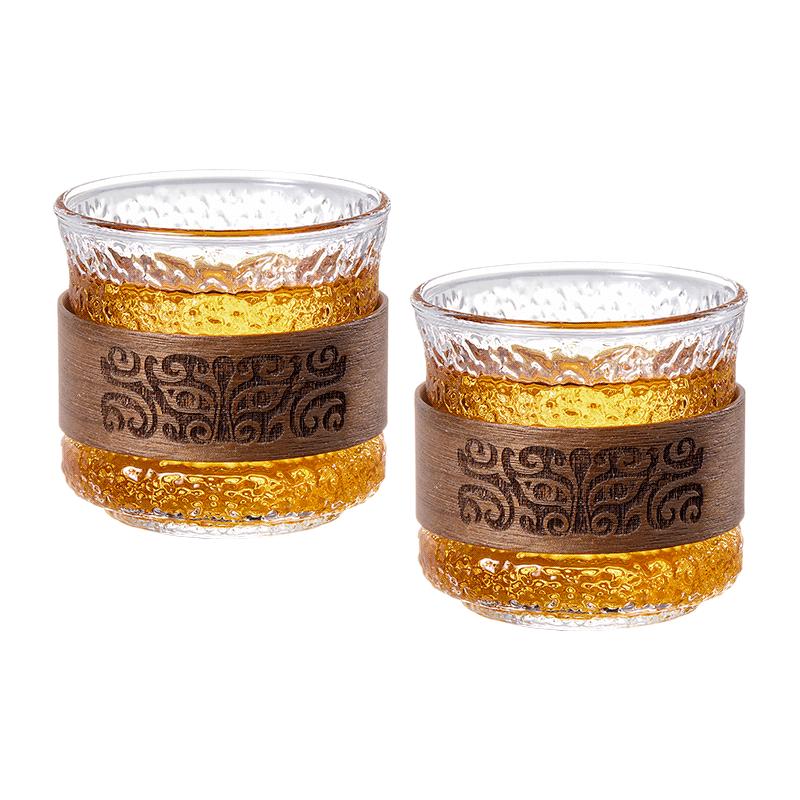 Yaji Heat-Resistant Borosilicate Glass Tea & Water Cup Collection