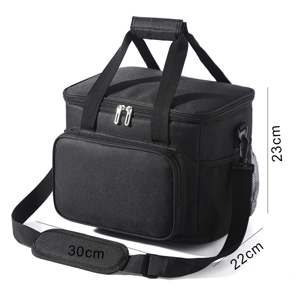 Large Capacity Thickened Aluminum Foil Insulated Bag for Outdoor Picnic and Takeaway, with Ice Pack Compatibility