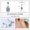 copper Charm Compatible With Bracelets Do It Yourself Jewellery Making Pink Zircon Authentic Red Blue Charm Bead Charms Ideal For Women Wedding Birthd