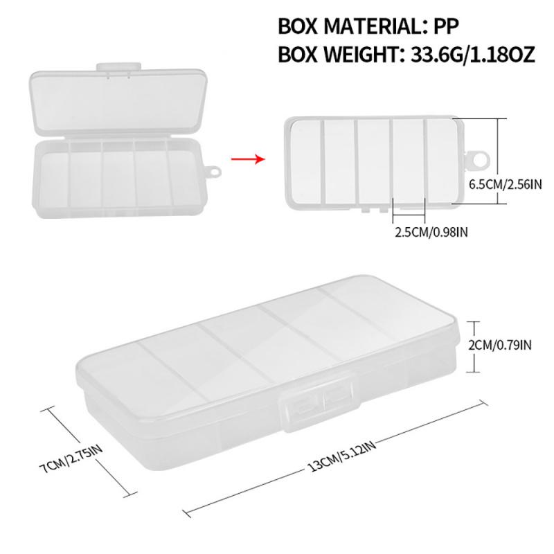 51Lure BaitTTail Soft Bait Set Jig hook+Storage box Suitable for both fresh and saltwater Complete Set of Essential Fishing Equi