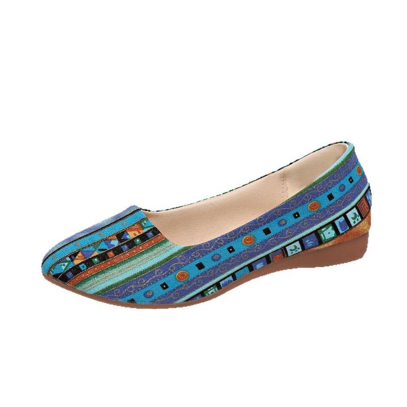 New Casual Single Shoes for Women Pointed-toe Wedge Heels One-foot Lazy Shoes Low-top Shallow Opening Single Shoes
