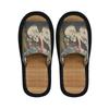 Chinelos de Verão FASPROJECT com Palmilhas de Bambu e Design de Caveira Tamanho no Quarto Exterior Japonês Cool para Homens e Ukiyo-e (Omiyari Masculino Manga Longa),
