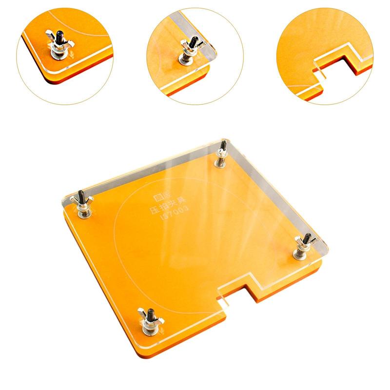 Presse à raquettes de tennis de table - Accessoire de presse - Contrôle stable - Pince de presse - Durabilité - Finition de raquette de club - Facile à utiliser - Débutants