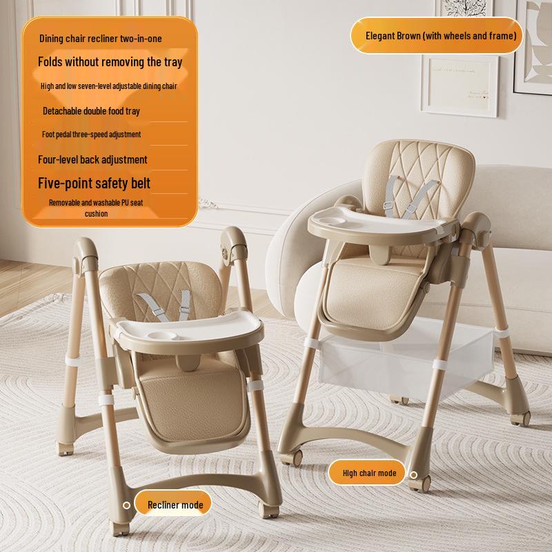 Multifunctional Portable Baby High Chair and Dining Table Set
