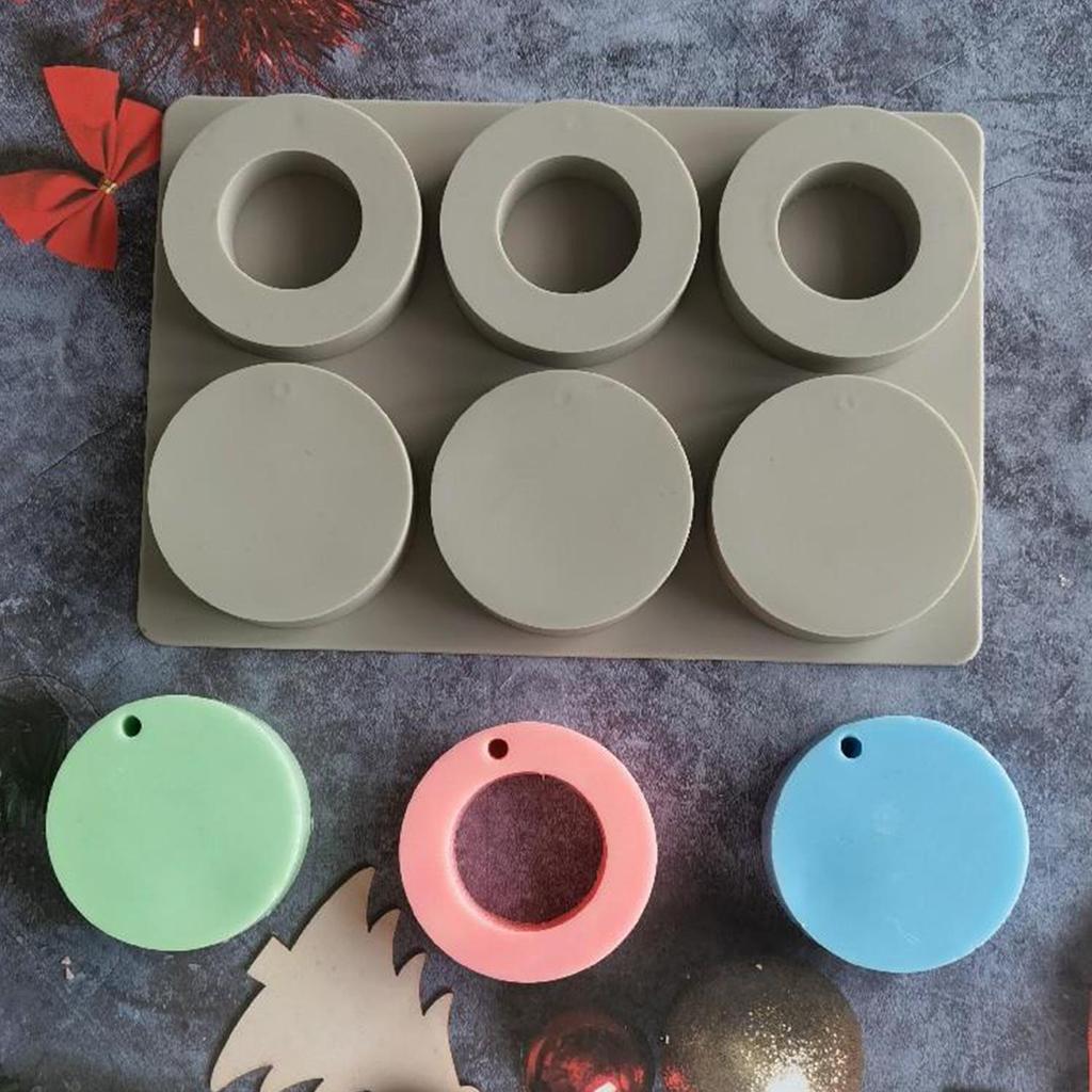 DIY Silicone Soap Mold Candles Aroma Wax Tablets Mould Handmade Flowers Aroma Wax Tablets Silicone Mold for Soap Making