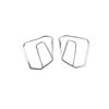 Car Detector ABS Chrome Cover Trim Back Tail Rear Light Lamp Frame Eyebrow 2PCs For Subaru XV 2012 2013 2014 2015 2016 2017