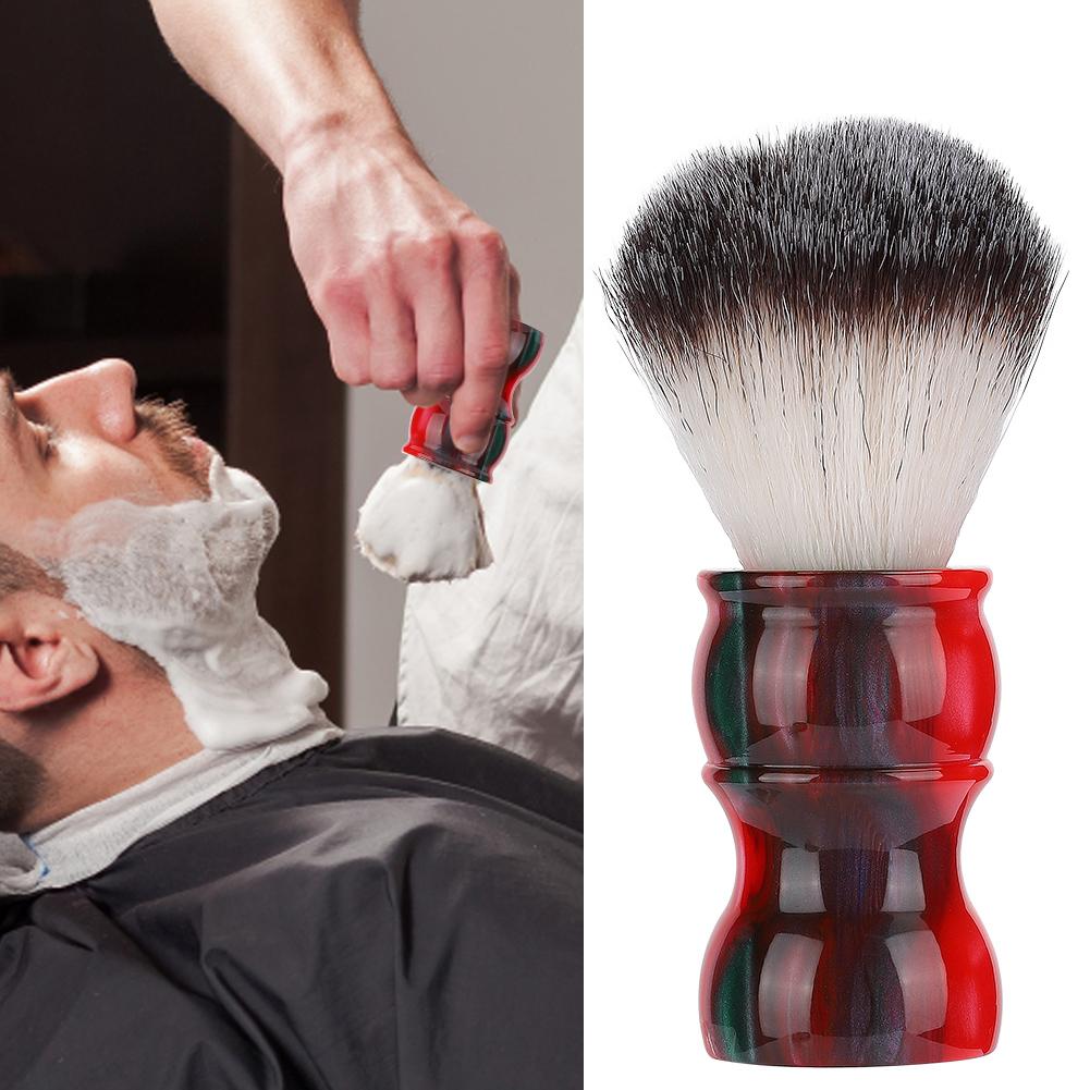 Professional Men Beard Shaving Brush Facial Hair Cleaning Brush for Barber Salon Home