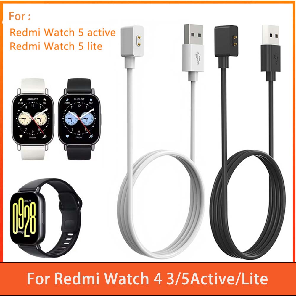Fast Charging Cable For Redmi Watch 3/5 Active Magnetic Wristband USB Charger for Redmi Watch 4 3/5 Lite Watch3/5 Active Charger
