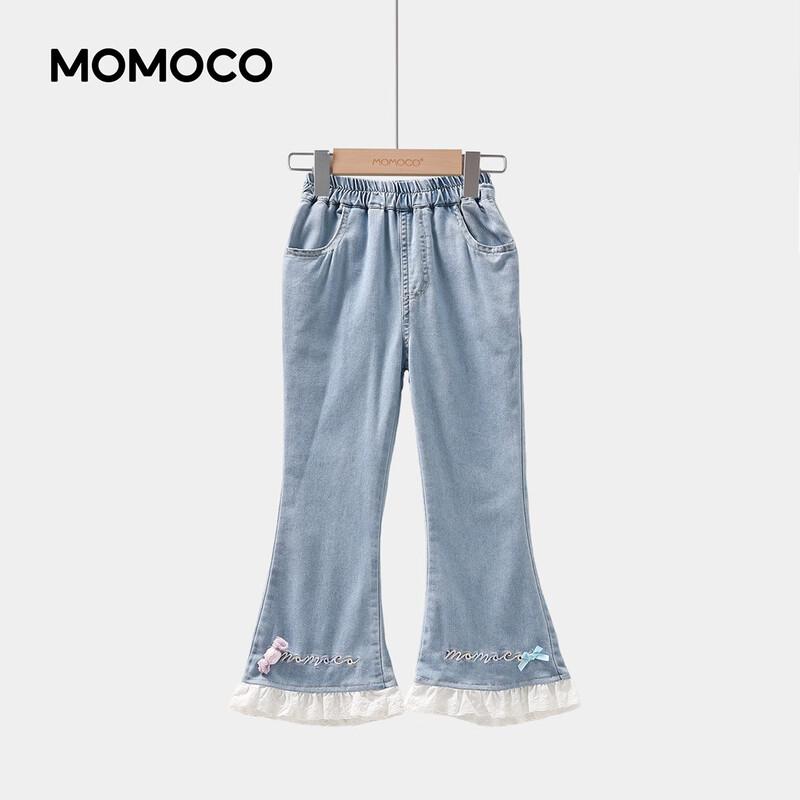 MOMOCO Girls' Sweet Summer Denim Cropped Jeans