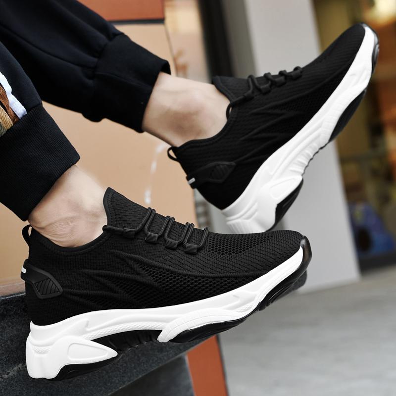 Hidden 8cm Mesh Man Elevator Shoes Men Casual Sports Sneakers Summer Breathable Height Increasing Shoes Male Taller Lifting