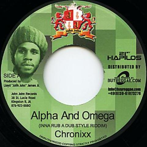 7inch Record CHRONIXX / MICHAEL ROSE - Alpha And Omega / Rude Bwoy JJEU07 John John/Buyre 2013 Europe Reggae, Ska & Dub