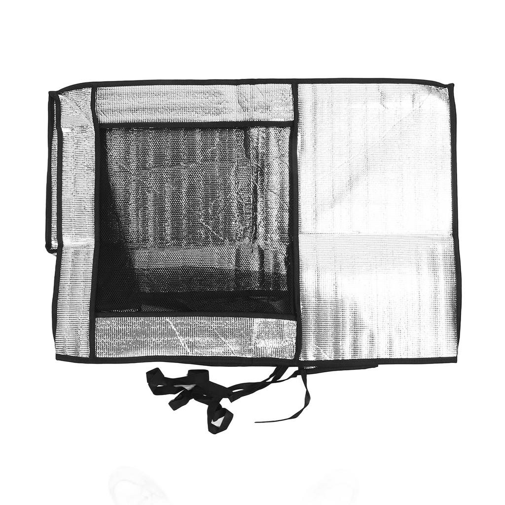 Silberne Klimaanlagenabdeckung Klimaanlagengerät Aluminiumfolie Staubdicht Regensicher Sonnenschutzabdeckung