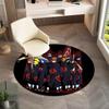 Famous cartoon NARUTO protagonist Uzumaki Naruto round carpet soft home decoration anti-slip door mat outdoor picnic mat carpet M4