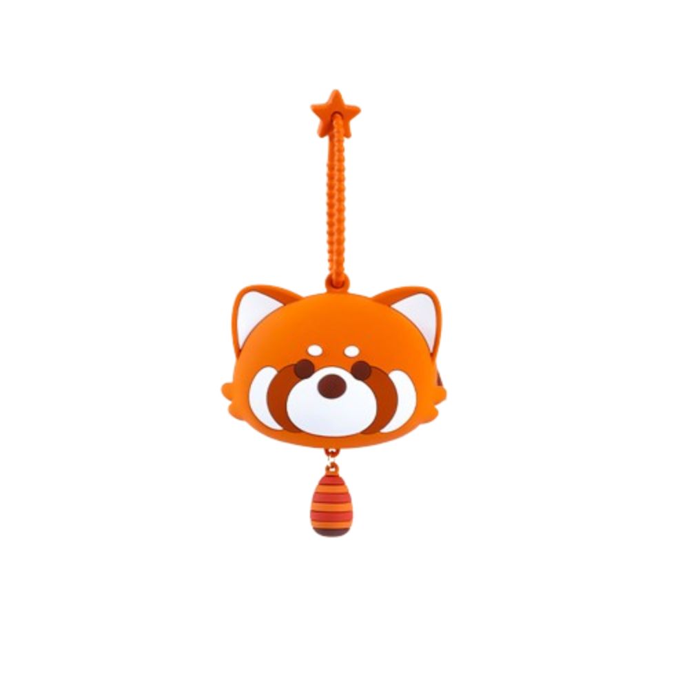 Cute 3D Silicone Coin Wallet Anime Soft Headphone Storage Bag Red Panda Pendant Coin Purse Gift