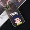 Cute Boy Girl Couple Phone Case For iPhone 12 11 13 14 15 Pro Max X XS XR SE 7 8 Plus Sweet Peko Milky Hard Matte Cover Fundas