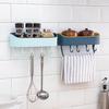 Bathroom Storage Organizer for Cosmetics Shower Rack Shelf Kitchen Organization Wall Mount Holder Spice Accessories Items
