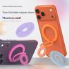 MagSafe Magnetic Finger Ring Bracket: Double-Sided Metal Support, Universal Portable Phone Ring with 360° Rotation.