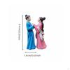 Couple Figurine Cute Design Miniature People Figures Handmade Fairy Garden Miniatures for Potted