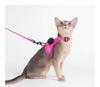 Light Soft Cat Harness Anti‑Escape Pet Chest Back Strap Support Locator Installation Anti‑Lost Adjustable Walking Harness for Kitten Cat
