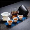 Tuopai Mutton Fat Jade Porcelain Quick Tea Set