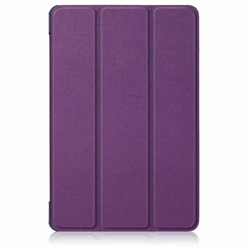 Pour Lenovo Tab P11 Coque P11 Plus 5G Housse à Support Tri-pli avec Veille/Réveil Automatique en Cuir PU 11'' TB-J606F J607F J616F Funda Tab P11 5G violet
