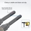 Y5GD Chiseling Hammers Bit Featuring Multiple Tooth Option 3/4/6/9 Teeth for Concrete Surfaces Treatments