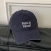 Fashion Hat High Quality~ Retro Washed Old Cap Women's Wide Brim Big Face Small Baseball Cap Purple Hat Tide