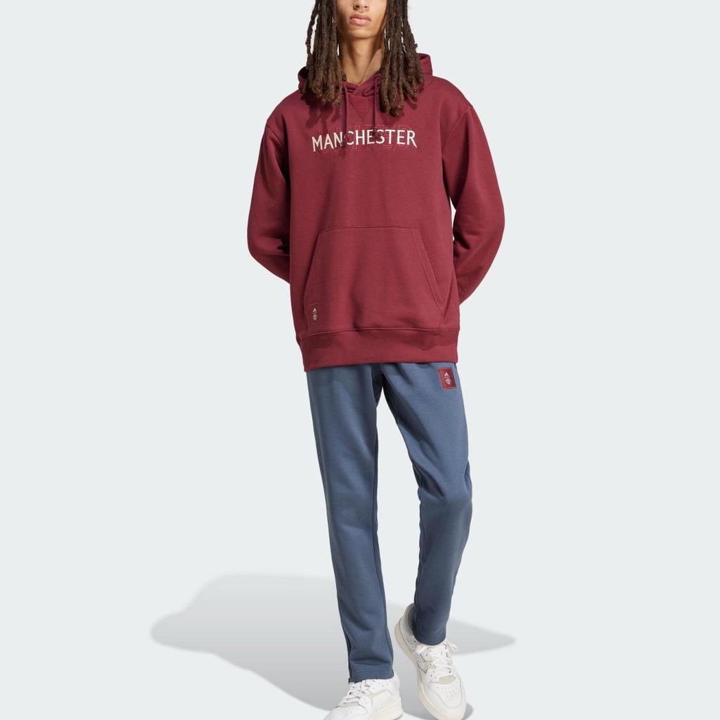 adidas Saisonaler Hoodie Shadow Red Herren Streetwear IT4174