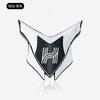 Hello Motorcycle Electric Vehicle Full Metal Decorative Sticker 3dstereorestoration Shield Logo Front Windshield Side Logo Badge Logo
