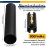 600 Volts Rated Underground Wire Splice Kit Heat Shrink UV Resistant Splice Kit Durable Waterproof Wire Connectors