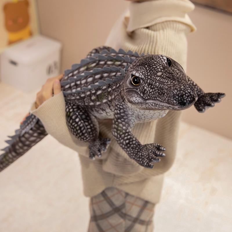 65cm Krokodil Alligator Simuliertes Tier Plüschtier Stofftier Gruselig Plüschtier Grün Braun Grau Puppe Mann Geschenk