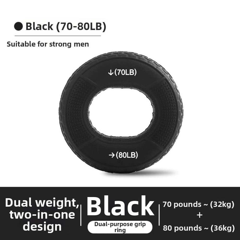 Finger Grip Circle Silicone Finger Grip Double Strength Training Ring Hand Strengthener For Adults