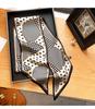 Long Silk Scarf Bag Tie Lady Neck Skinny Scarves Hairband Foulard Horse Print Brand Lady Neckerchief Ribbon  Spring New