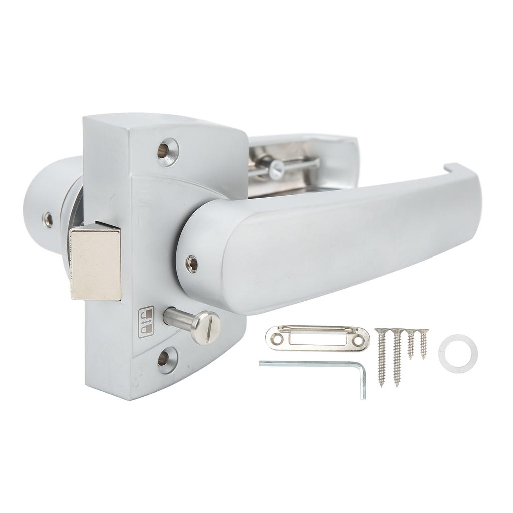Bathroom Door Lock Aluminum Alloy for 30‑35mm Door Thickness RV Marine Office Buildings Apartment Wa