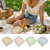 With Lid Toast Shape Lunch Box Portable Food Container New Snack Storage Box  Kitchen Storage